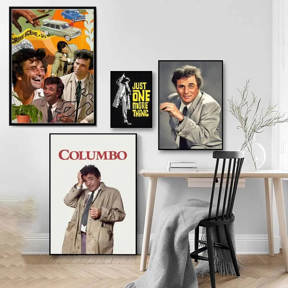 TV C-Columbo Poster Print Canvas Pictures Home For Living Room And Bedroom Wall Modern Decor Frameless Painting