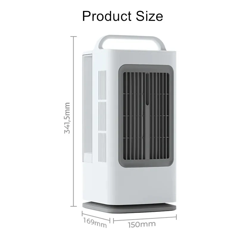 2026 Portable Air Conditioner Fan Smart Touch Control Timer Multi-Functional Air Cooler for Home Office Use view 4