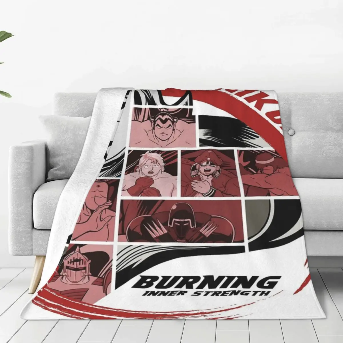 Kinnikuman - Burning Inner Strength Four Seasons Universal Blanket Movie Theater Can Be Laid Mother's Day Gift