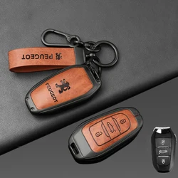 For Peugeot 407 207 3008 208 308 2008 307 508 5008 301 206 Car Smart Remote Key Fob Case Cover Protector Shell Bag Keychain Pat