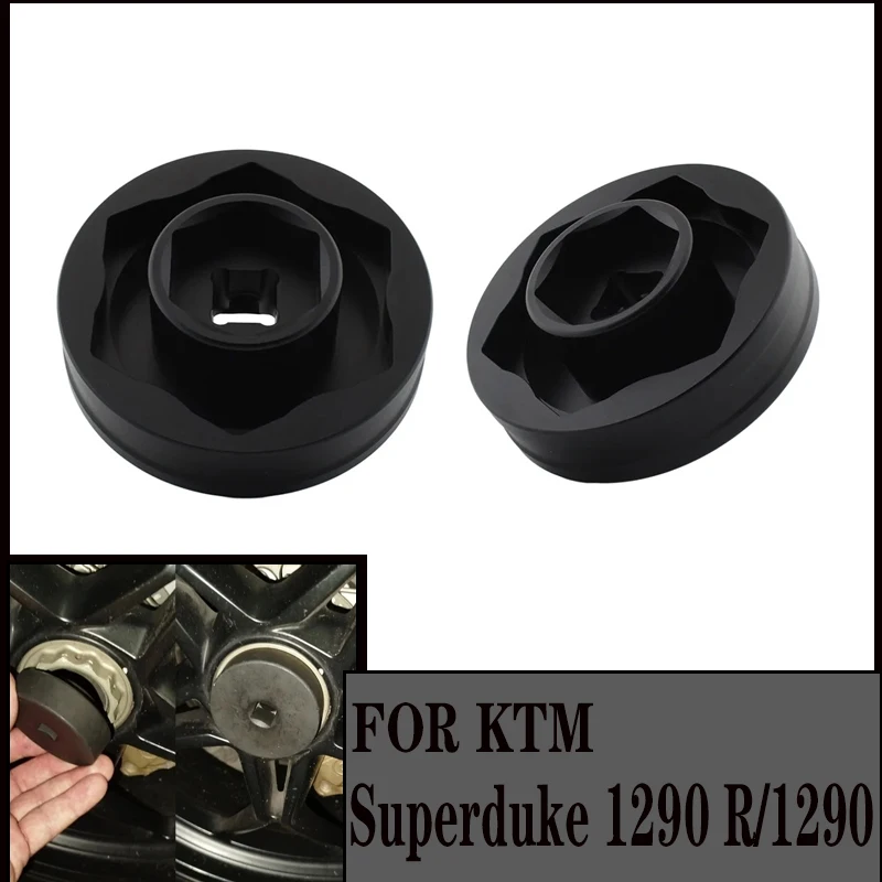 Image of 60mm für KTM Superduke 1290 R/1290 Modelle Hinterrad-Achsmutter-Steckschlüssel Hinterradwerkzeug zum Entfernen von Radmuttern 1/2 Zoll Antrieb