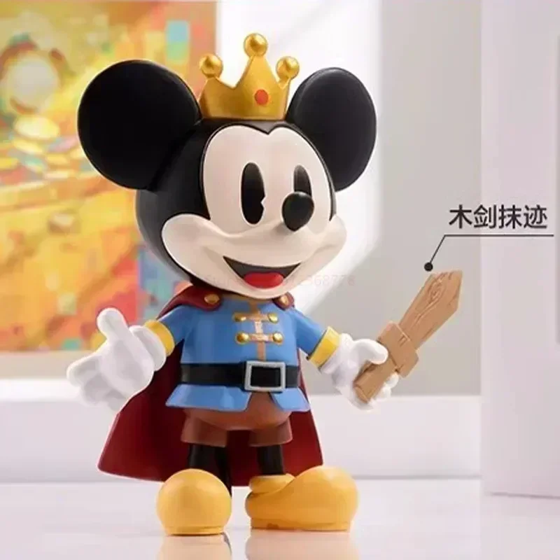 Disney Mickey Mouse Genuine Blind Box Curious Boundless Series Mysterious Surprise Box Figure Pvc 100th Anniversary Doll Toys