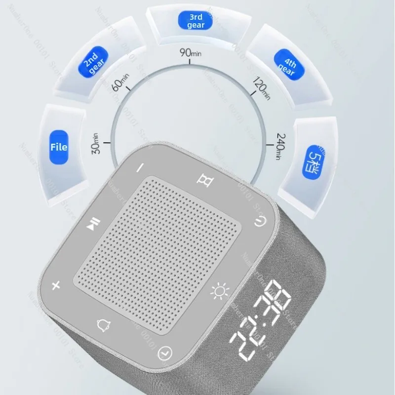 Soothe infants to sleep, breathing light alarm clock, sleep music small speakers