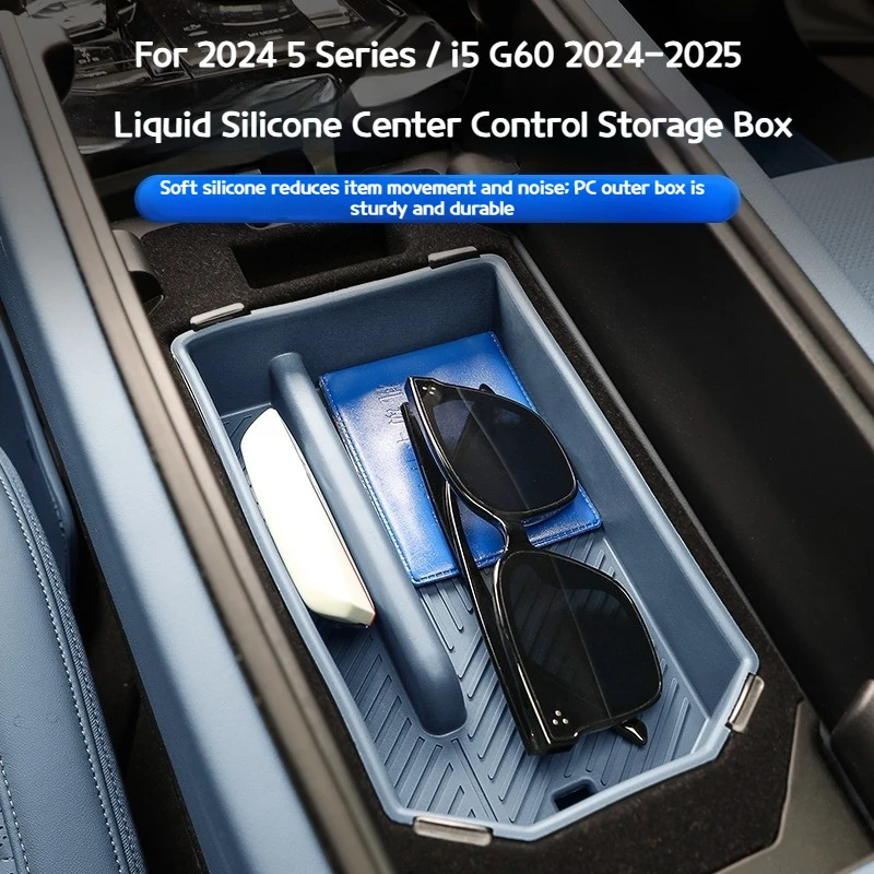 

For BMW 5 series i5 G60 2024-2025 car Armrest box storage box is a great storage tool for items interior decoration supplies