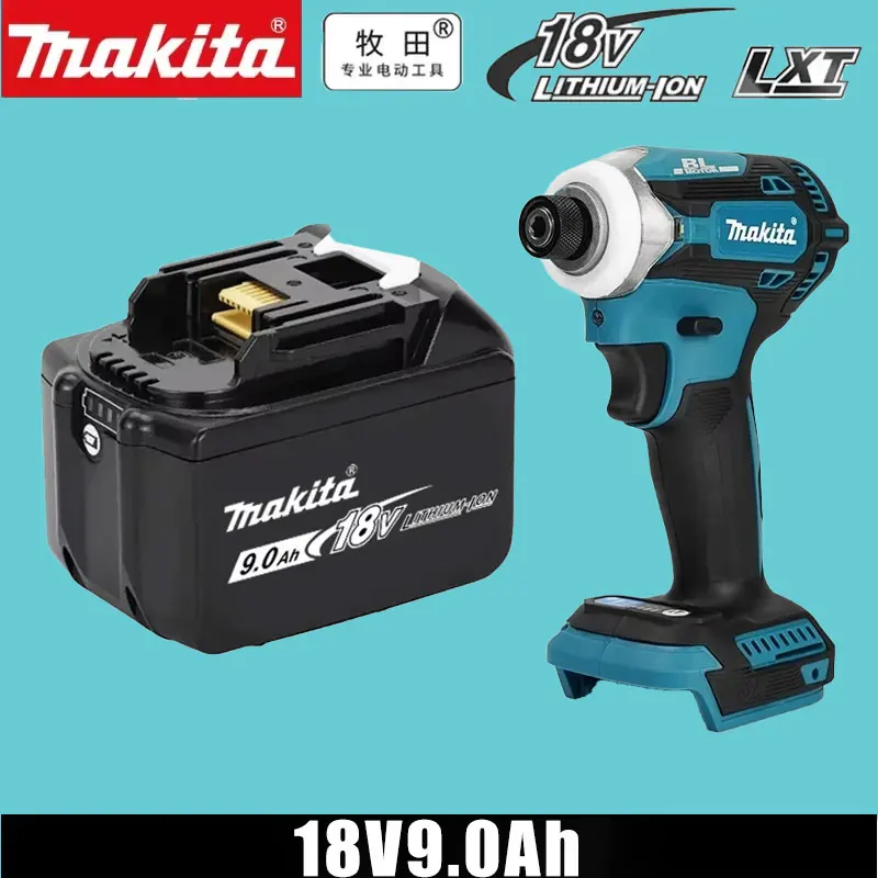 Batterie rechargeable 100% originale Makita 18V 5.0Ah 6.0Ah 9.0Ah, batterie pour outil électrique Makita BL1840 BL1830B BL1830B, chargeur 18V