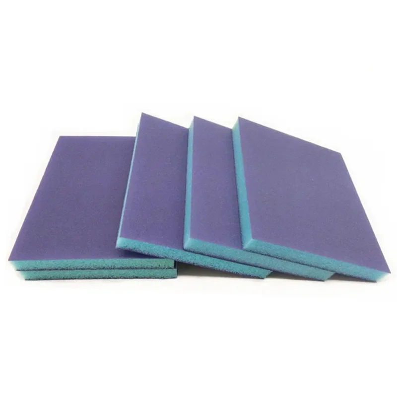 1/2/5pc 80-220Grit High Quality Polishing Sanding Sponge Block Pad Sandpaper Assorted Grit Abrasive Tool Gray/Blue Sanding Discs