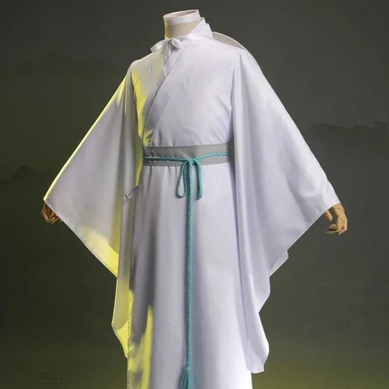 Anime Xie Lian Costume Cosplay Tian Guan Ci Fu Cosplay Xielian parrucche bianco Han Fu Outfit costumi da festa di Halloween per uomo donna