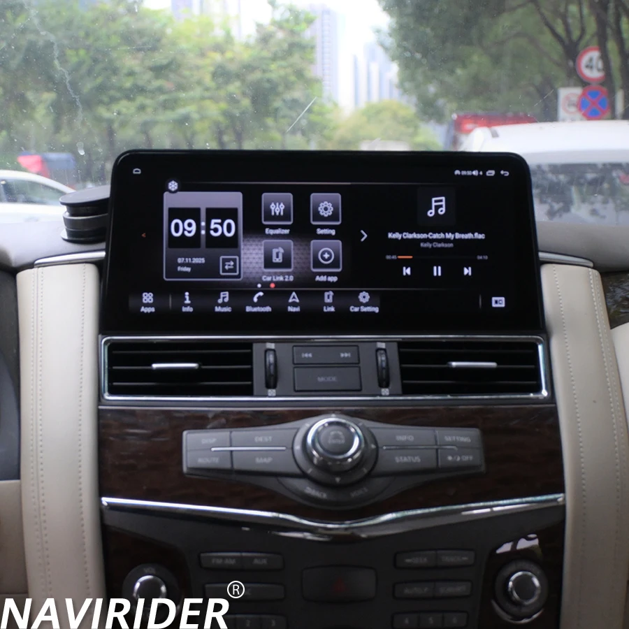 Android For Nissan Patrol Y62 2010-2020 QX80 QX56 For Armada 2021-2024 GPS Car Video Player Radio Multimedia CarPlay Head Unit