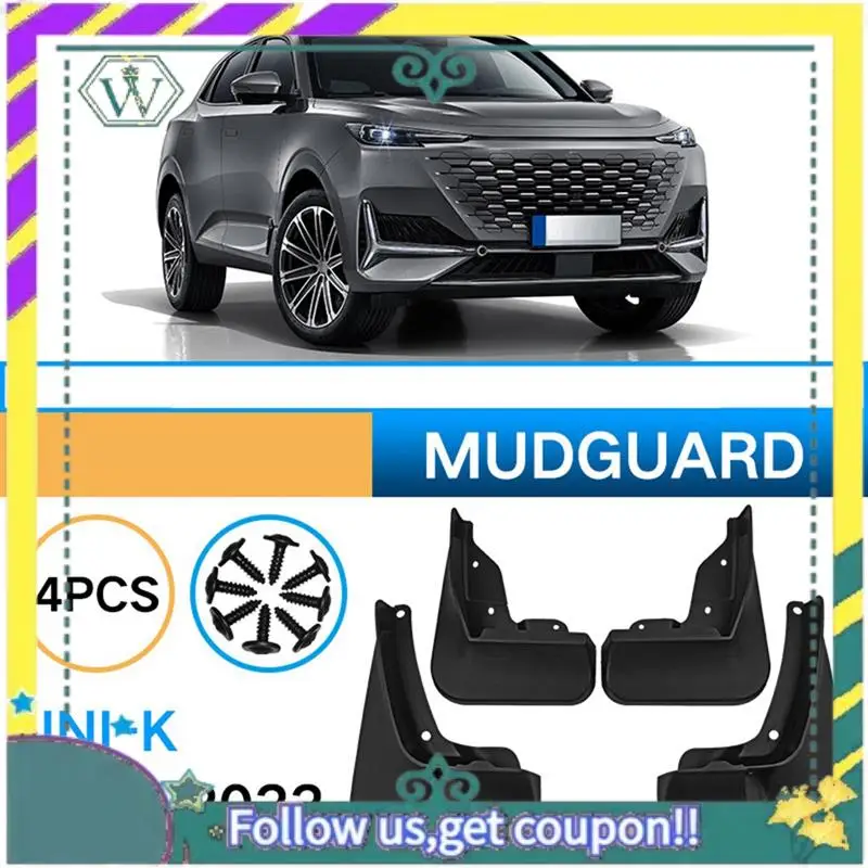 

Upgraded Car Mudguards Fender Mud Guard Flap For Changan Uni-K Unik 2021 2022 Accessories