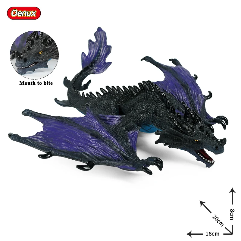 Oenux Original Savage Dinosaurier Mythos Drache Tiere Modell Feuer Bull Octopus Monster Krabbe Actionfiguren Kinder Sammlung Spielzeug Geschenk 6