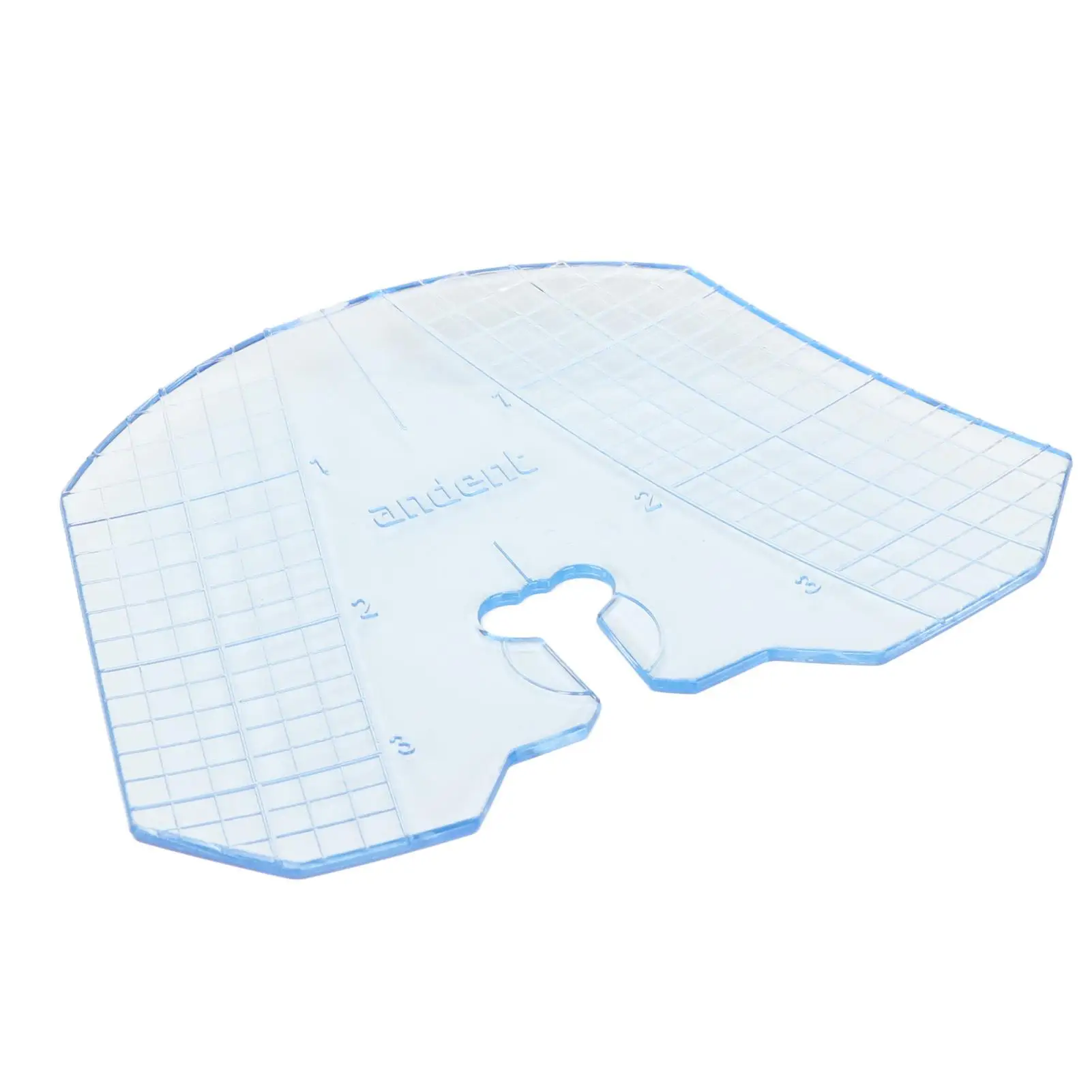 Portable Dental Guide Plate Template - Accurate Transparent Measurement Tool for Professional for dentists & Clinics