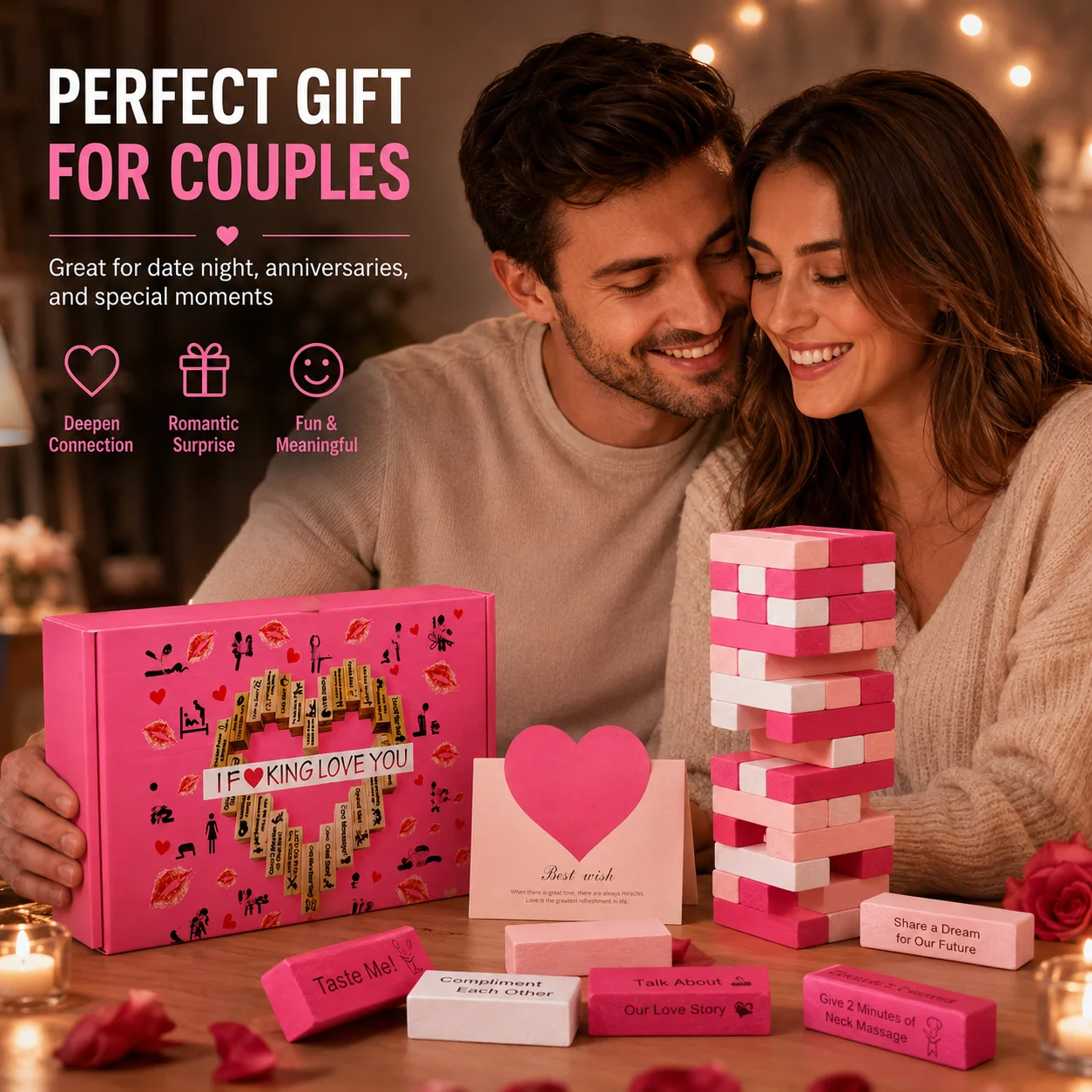 لعبة برج المكعبات للأزواج، لعب - مراجعة Party Games Couple وسعره