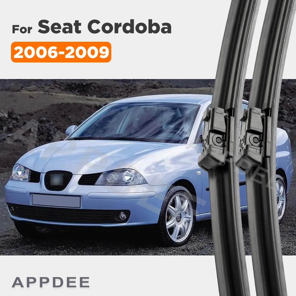 

APPDEE Wiper Blades For Seat Cordoba 2006-2009 2007 2008 Wiper Front Windshield Windscreen Window Brush 21"+19"