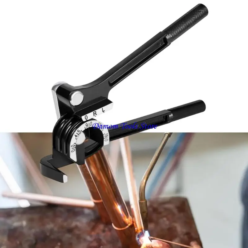 57BE Manual Pipe Bender Aluminum Construction 180 Degree for 1/4 5/16 & 3/8Inch Pipe