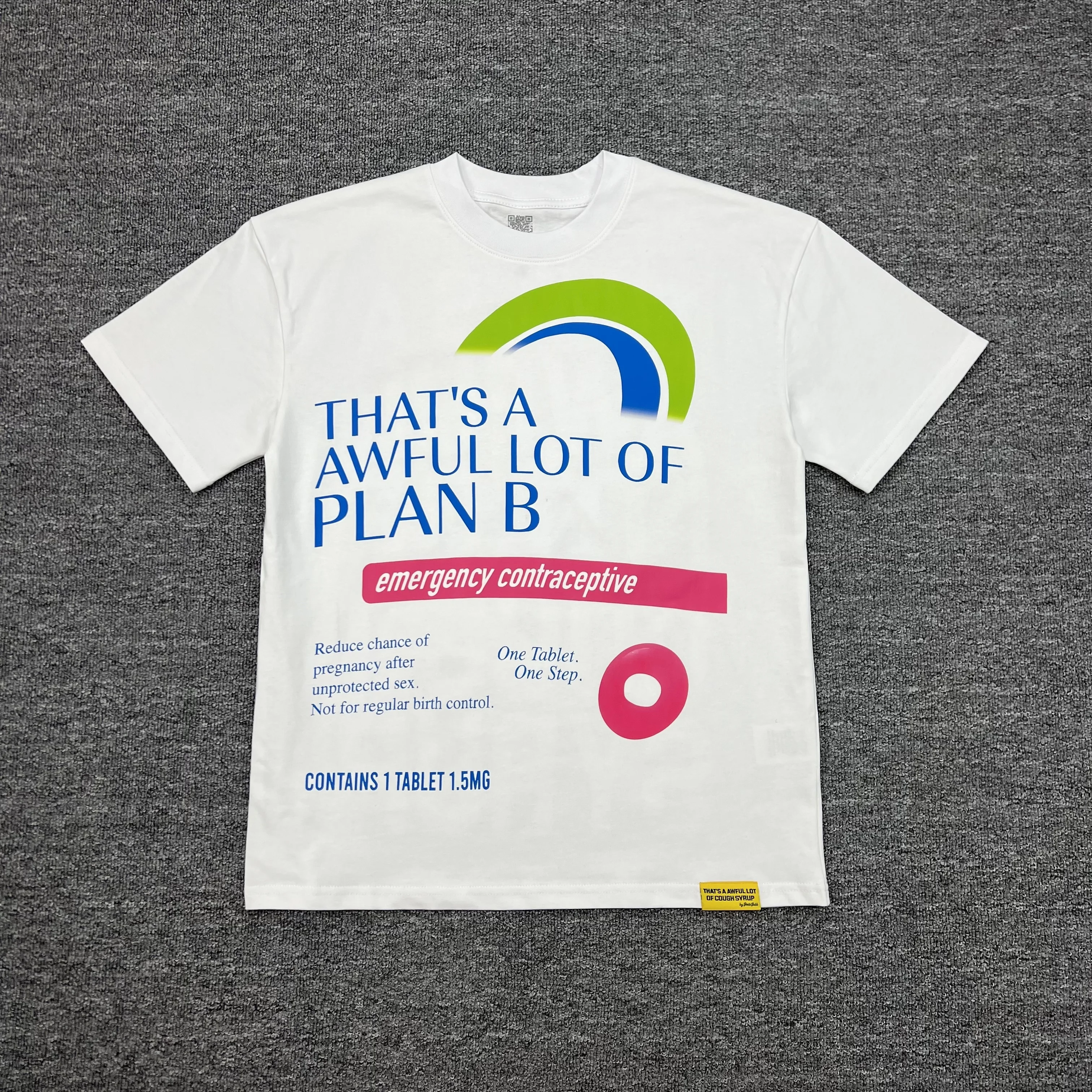 

Хорошее качество, Радуга, это нечудливый лот кашля, сироп, футболка High Street для мужчин и женщин, модные топы, футболка