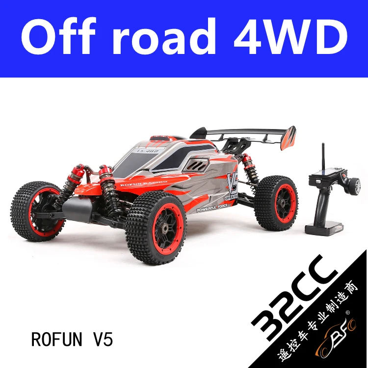 

1/5 ROFUN V5 4WD Competitive High-speed Off-road Gasoline RC car