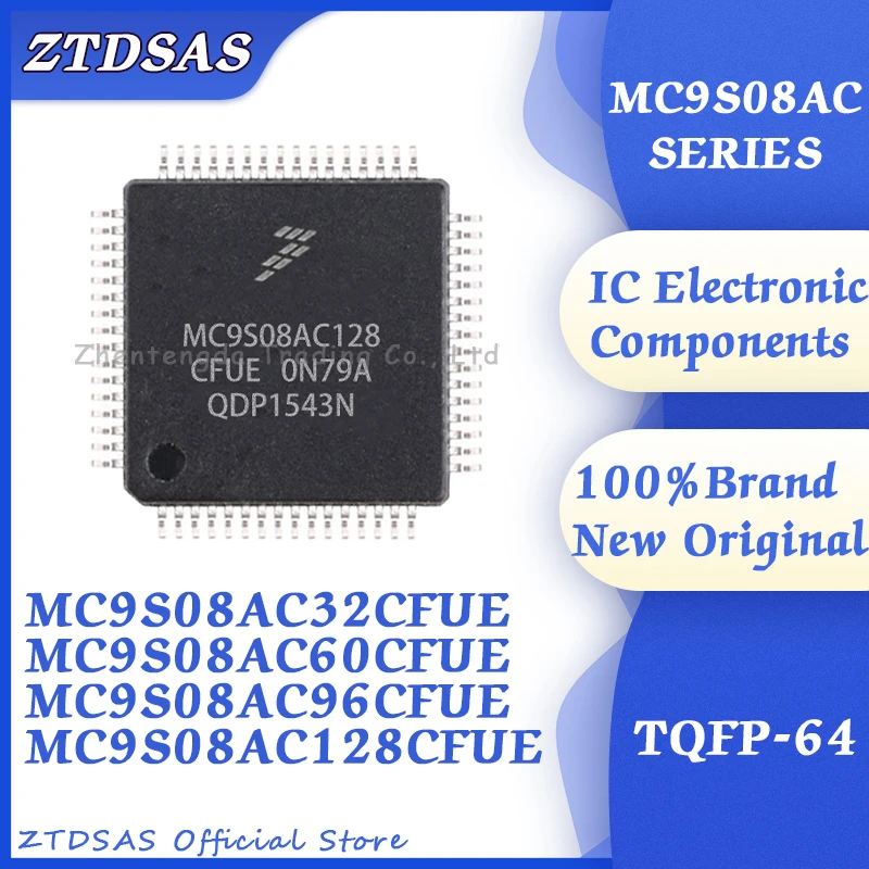 MC9S08AC32CFUE MC9S08AC60CFUE MC9S08AC96CFUE MC9S08AC128CFUE MC9S08AC32 MC9S08AC60 MC9S08AC96 MC9S08AC128 MC9S08AC IC TQFP-64