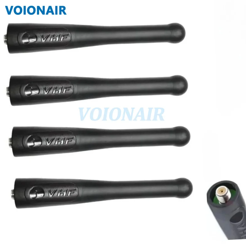 VOIONAIR 4pcs VHF 136-174MHz SMA-F Antenna for Motorola XPR6000 XiR P8268 P8200 P8260 HT1000 MTS2000 Two Way Radio