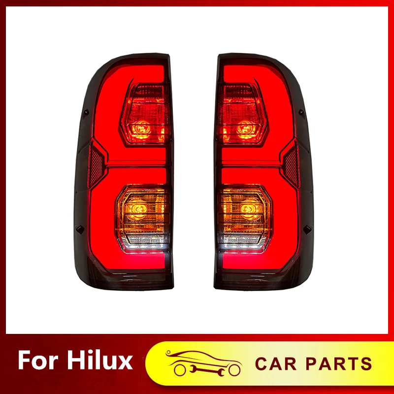 

Auto Tail Lamp Assembly Modified LED Dynamic Taillights Turn signal Running lights For Hilux Vigo Vigo KUN26 SR SR5 2005-2014