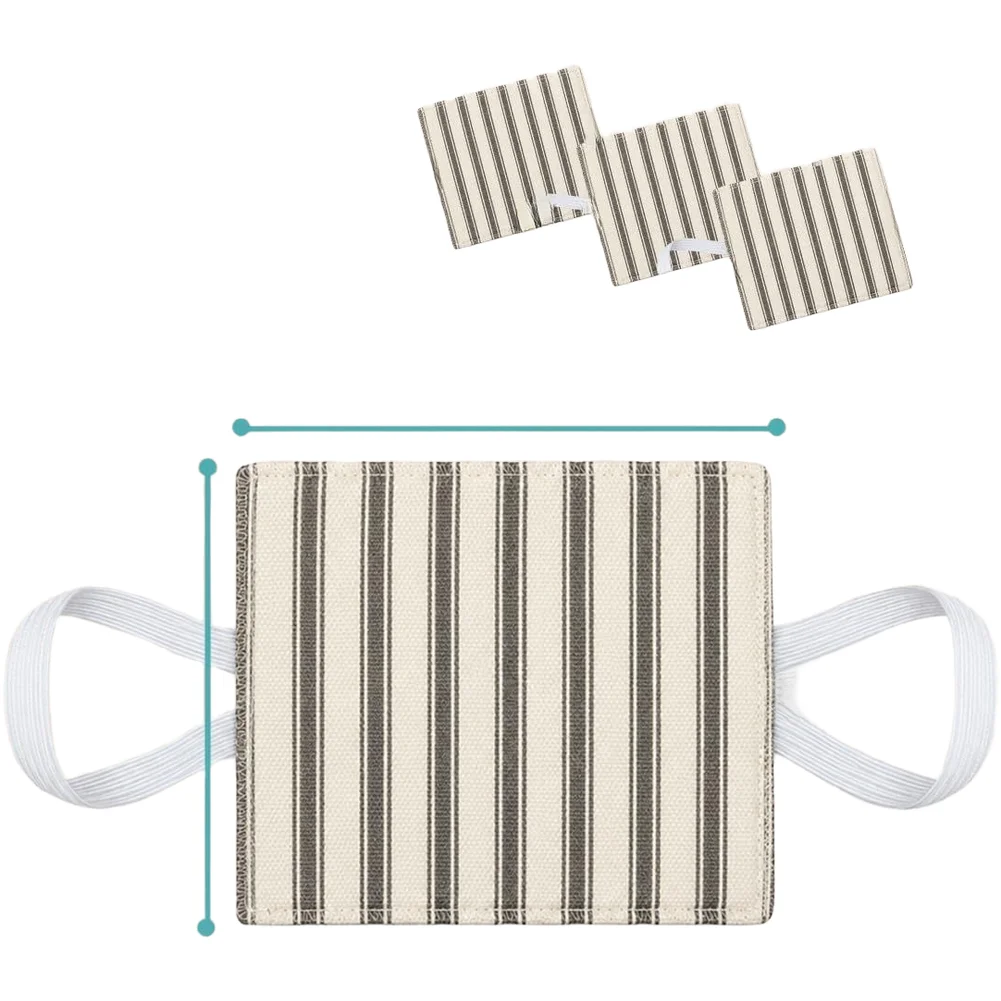 Soft Door Latch Cover Baby Safety Noise Reduction Locking Pad Black For Nursery Home Indoor Air Quality Parts Accessories