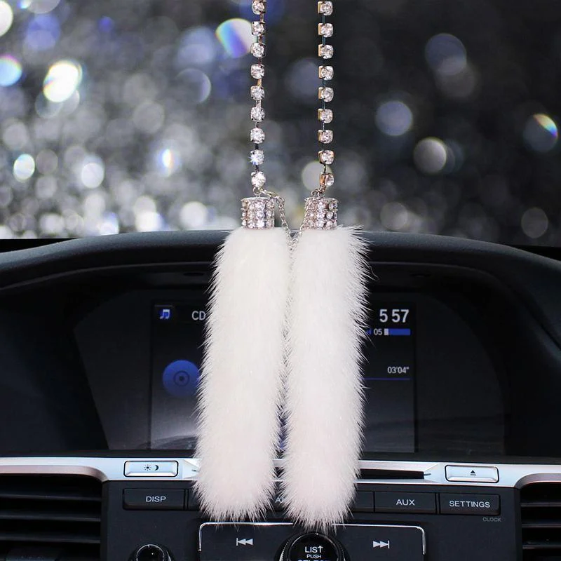 Diamond inlaid car ornaments, pendants, decorative ornaments, ladies' car accessories, car accessories, pendants