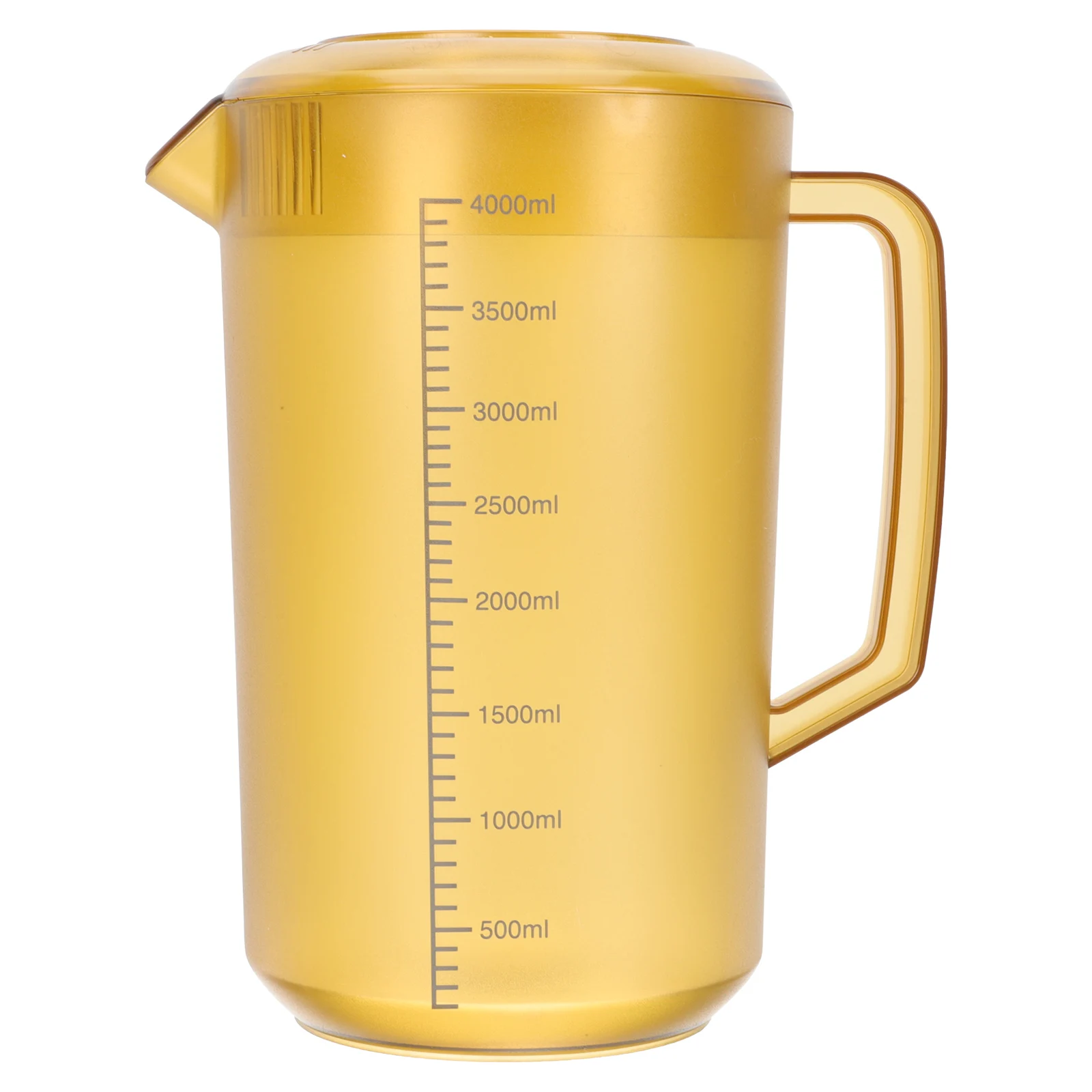 

Large Capacity Acrylic Water Pitcher With Scale Lidded Beverage Jug Clear Cold Water Dispenser For Home Hotel Restaurant