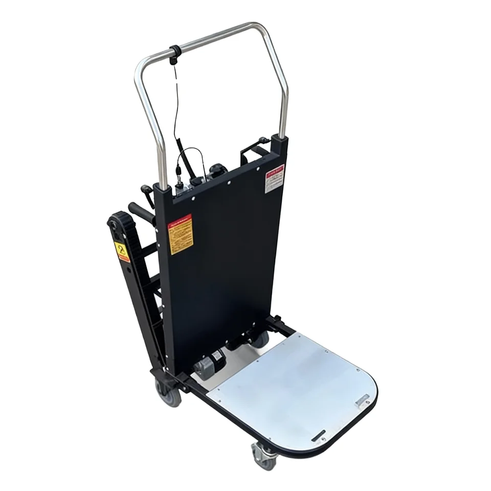 

Industrial Electric Stair Climber Platform Frame 2-Wheel Stainless Steel Heavy Duty Furniture Appliances Shopping Carts Tools