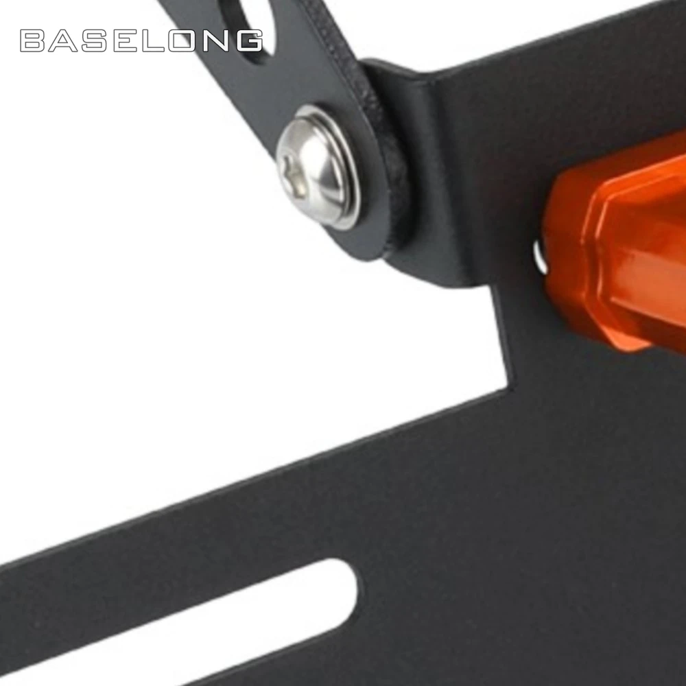 

For KTM DUKE 125 250 390 200 125DUKE 250DUKE 200DUKE License Plate Holder 2017-2021 2018 Fender Eliminator Registration Bracket
