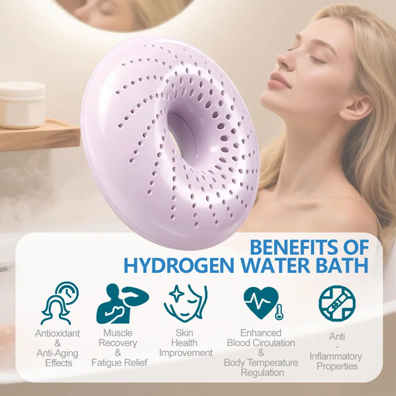 Hydrogen Water Generator Spa Bath Bombs Antioxidant Skin Massage Molecular H2 Rich Gas Powered Desktop Use Household Outdoor RV