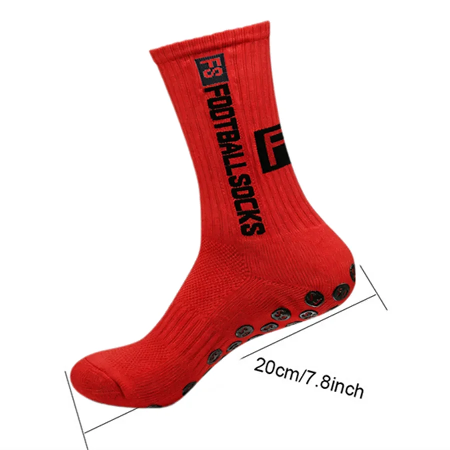 3/6/9pairs unisex non slip grip football baseball breathable towel bottom shockproof professional athletic exercise socks view 4