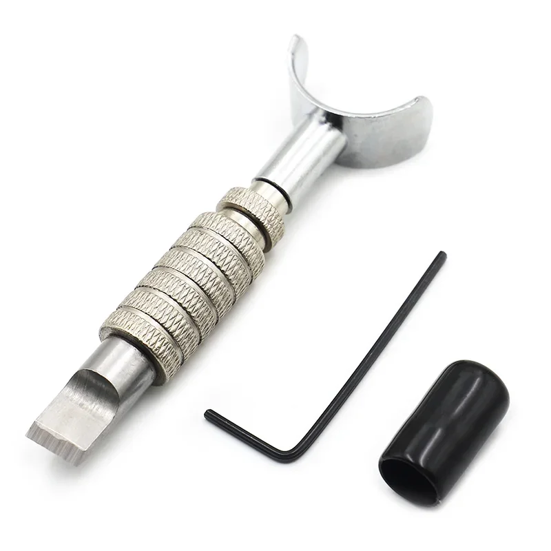 1pcs Faux Leather Punch Rotary Sculpture Tool, DIY Engrave Carving Tool for Handmade Creative Leather Craftwork Art Projects