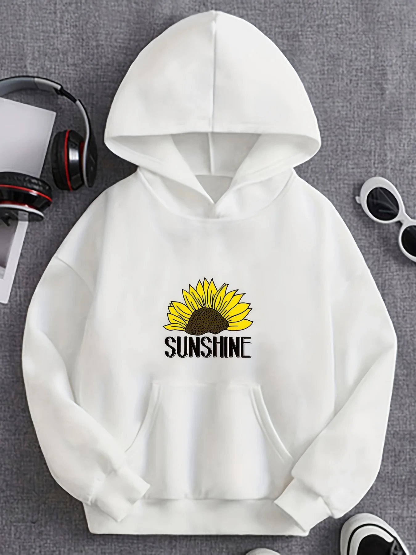 

Мужской и женский топ с принтом больших размеров, свободный повседневный, мягкий, удобный и дышащий, свободный пуловер с капюшоном для занятий спортом на открытом воздухе