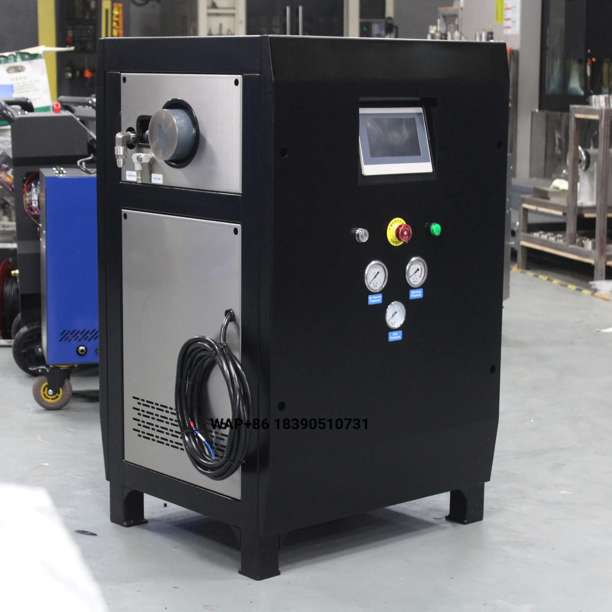 Small Dry Ice Maker 50kg/h Dry Ice Pelletizer Machine Price Portable Dry Ice Cleaning Machine Sale