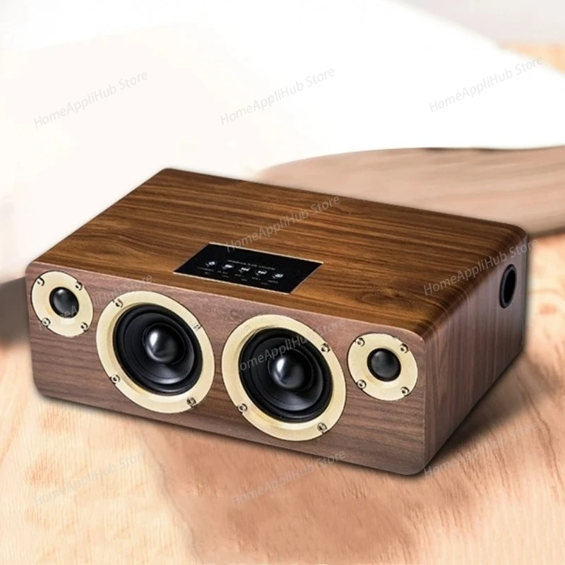 High-quality Home Theater Karaoke Music Center 3D Surround Stereo System Sound Box 90W Wooden Bluetooth Speakers For TV