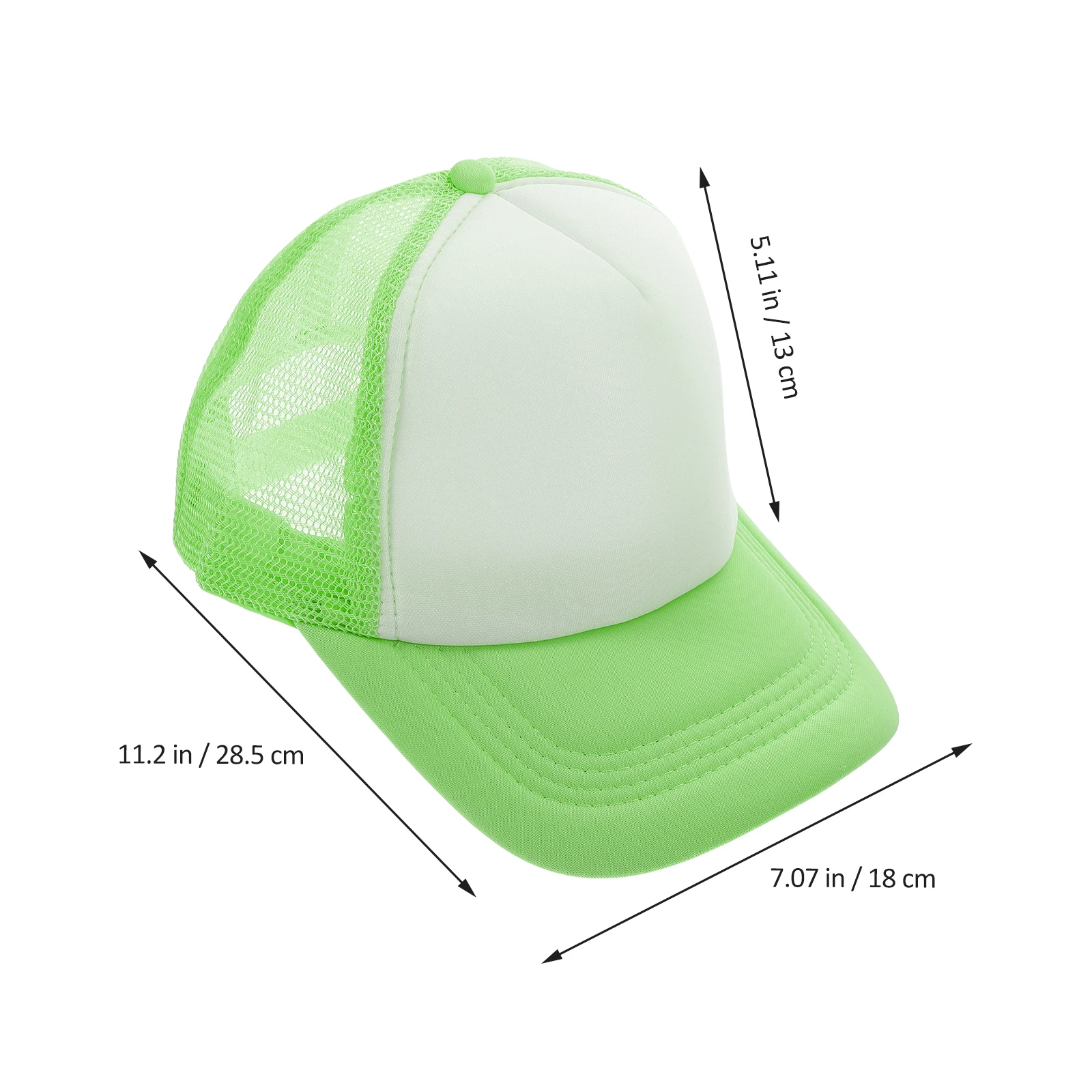 10 قطعة قبعة بيسبول شبكية فارغة التسامي Diy بها بنفسك قبعة للرجال النساء خفيفة الوزن تنفس في الهواء الطلق الصيف قبعات سائقي الشاحنات السائبة