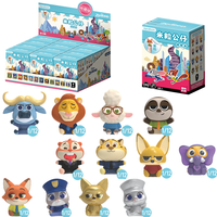 JANDOOM Dinsey Zootopia2 Nick Wildes Action Figure Blind box Gazelle Gazelle Chief Bogo Dr. Fuzzby Doll Anime Model Toys Gifts