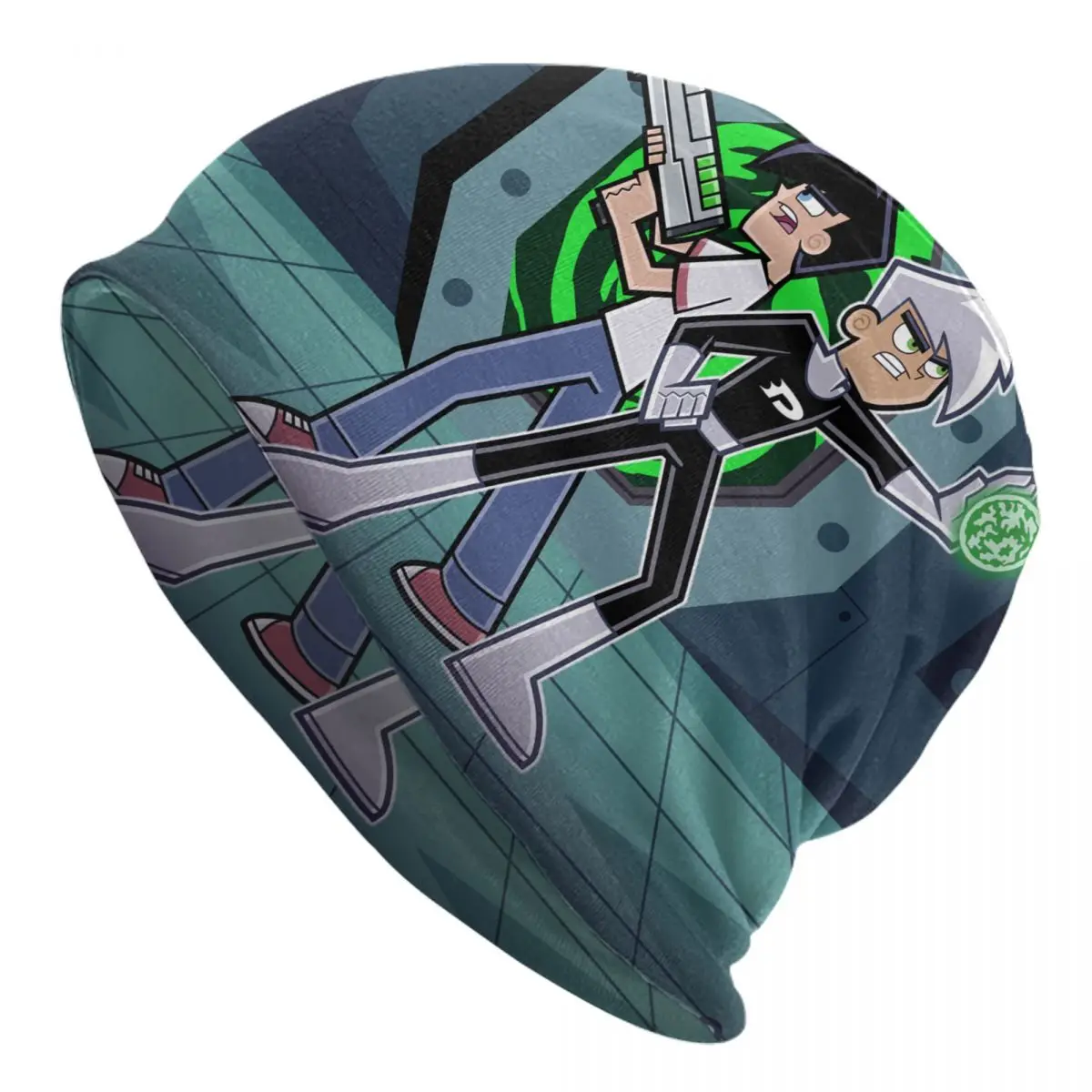 Hat Surrounded By Monsters Outdoor Caps For Men Women Adventure anime Danny Phantom Skullies Beanies Ski Caps Cotton Bonnet Hats