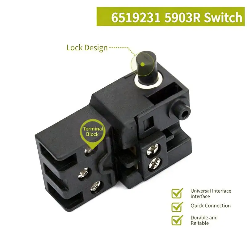 Innovative Engineering Of The Replacement Switch Trigger With Identification Code 651922-3 Suitable For Across Several Models