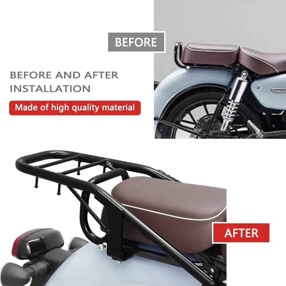 Pannier Deck Bed Device For Honda GB350C GB 350C 350 2024 2025 Motorcycle Rear Luggage Rack Carrier Mount Backrest Cargo Holder - view 6