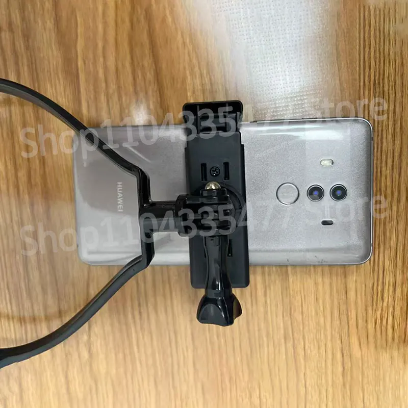 Supporto per telefono portatile da appendere al collo con staffa per prima vista per esterni, fotocamera d'azione universale per smartphone da 7,2 pollici con fotocamera sportiva
