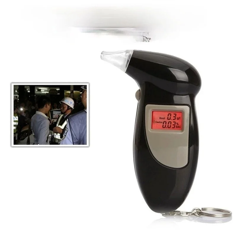 AT-68S met achtergrondverlichtingstester Autobenodigdheden Draagbare alcoholtester Draagbare alcoholdetector