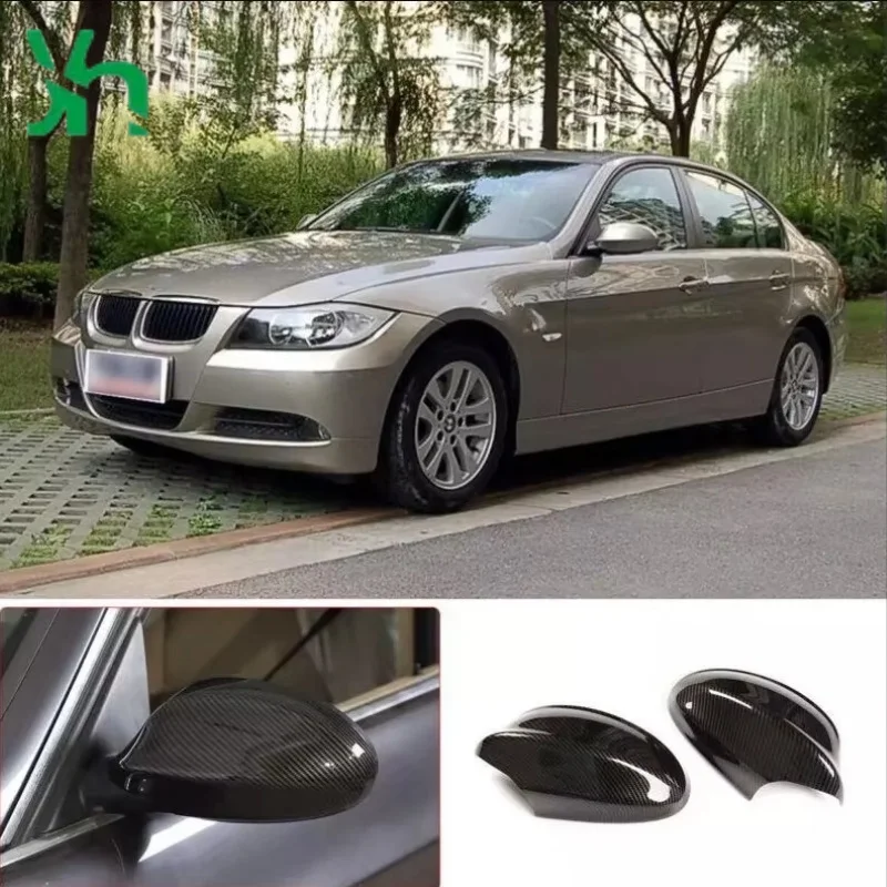 لسيارات BMW E90 E91 2009-2012 سيدان غطاء جانبي من ألياف الكربون النهائي ملحقات خارجية 325i 328i 335i التصاق