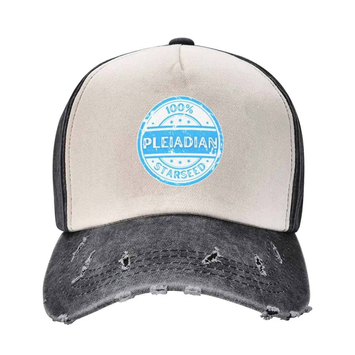 100% PLEIADIAN STARSEED STAMP Baseball Cap Beach Bag New In The Hat Mens Hats Women's