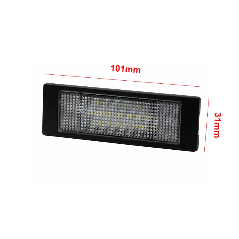 Car LED License Plate Number Light for Fiat Multipla/Marea Benzina/Diesel/ White Lamp Canbus Bulb Kit for Alfa Romeo