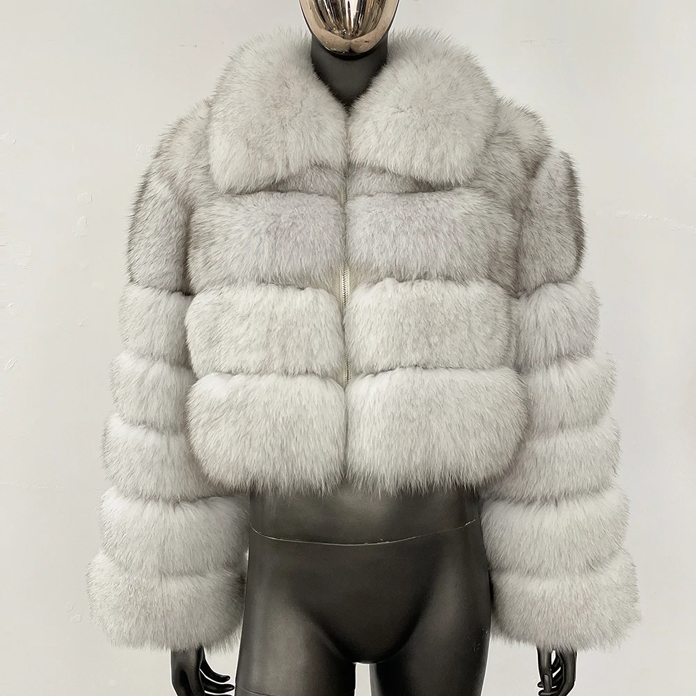 MENINA 2025 Super Hot Winter Women Luxury Thick Real Raccoon Fur Coat Natural Fox Fur Jacket Plus Size Furry Jackets Female Vest