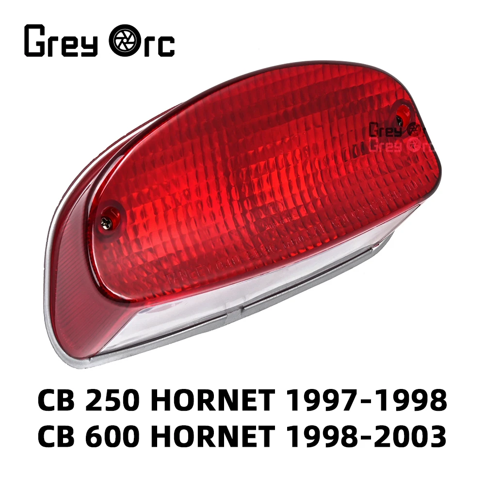

Tail Light Rear Lamp Red Lens ABS For Honda CBR1100XX Blackbird Shadow Spirit 1100 VLX 600 CB600 Hornet Suzuki GS500 Motorcycle