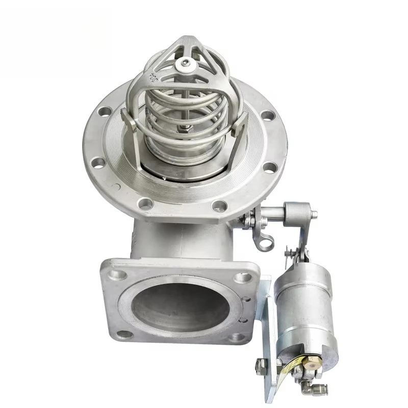 3 بوصة هوائي الفولاذ المقاوم للصدأ دليل صمام غاطسة للزيت والماء هيكل عالمي صمام الكرة الأرضية