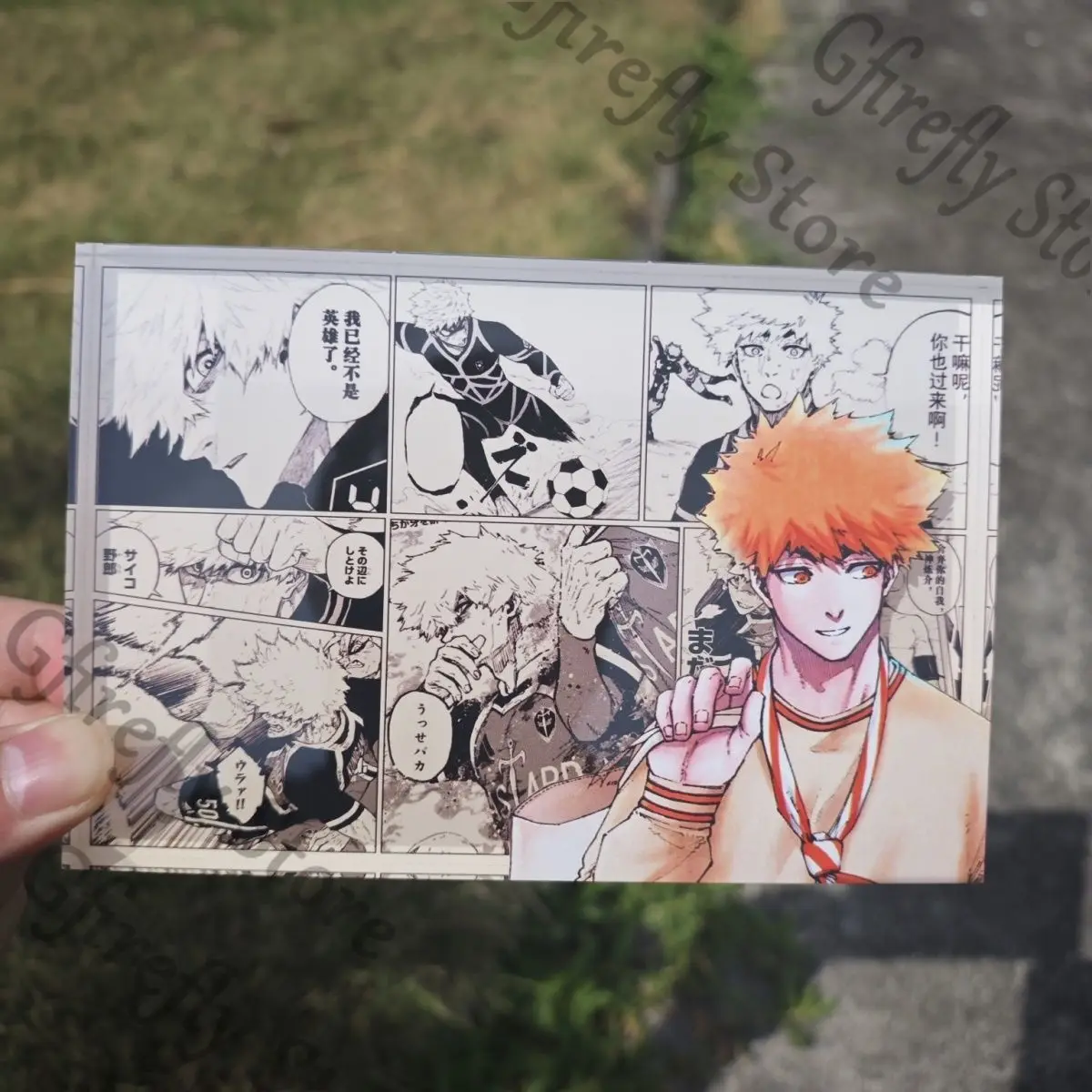 

BLUE LOCK Standing Plate Acrylic Brick Anime Colleagues Indicative Board Desktop Decoration Rensuke Kunigami Show Shelf Gift