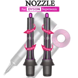 Hair Dryer Curling Attachment 40mm Automatic Curling Nozzle For Dyson Supersonic Hair Dryer Accessories Air Styler Cylinder Comb