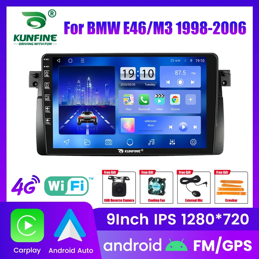 

Android Car Radio For BMW E46/M3 1998-2006 Car Stereo 2Din Octa Core GPS Navigation Player IPS Screen Carplay Android Auto